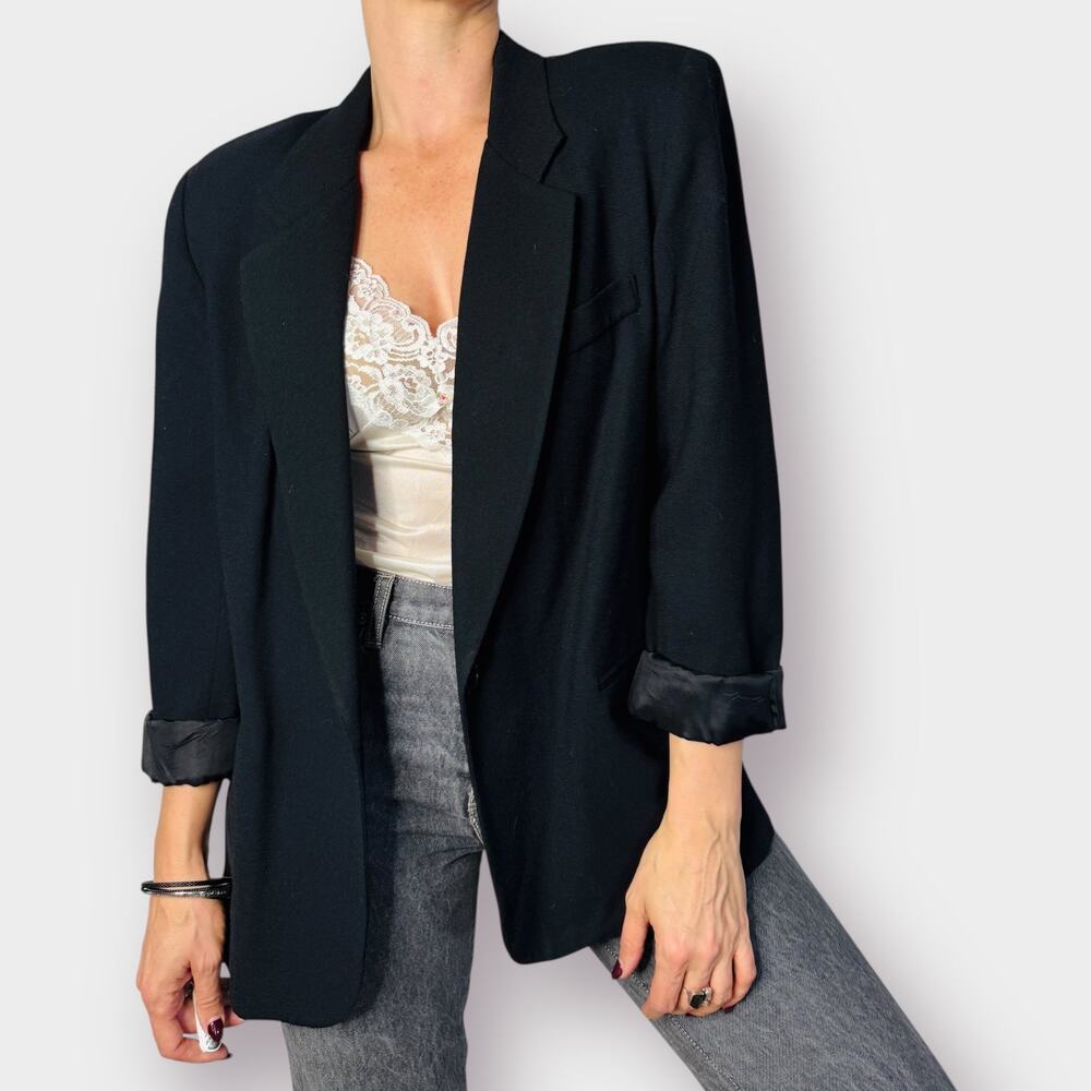90s Alfred Dunner Black Blazer‎ Size L